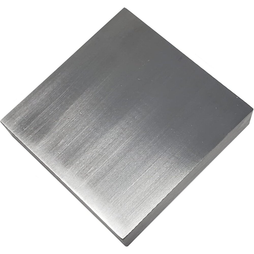 Solid Steel Metal Bench Block Wire Hardening and Wire Wrapping Tool 4" x 4" x 3/